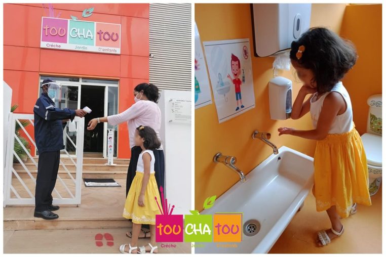 Mesures sanitaires mises en place à la maternelle